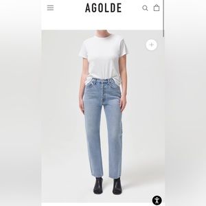 Agolde 90’s pinch waist. Size 25